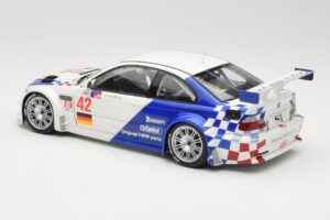 BMW M3 E46 GTR #42 J. Muller / J.J. Lehto ALMS 2001 Minichamps 1:18 80430139183 Metal — billede 7 af 8