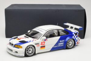 BMW M3 E46 GTR #42 J. Muller / J.J. Lehto ALMS 2001 Minichamps 1:18 80430139183 Metal — billede 8 af 8