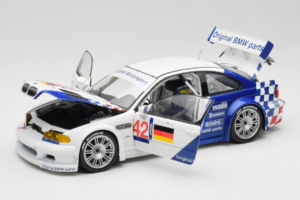BMW M3 E46 GTR #42 J. Muller / J-J. Lehto ALMS 2001 Minichamps 1:18 80430139183-R1 Metal — billede 2 af 8