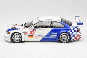 BMW M3 E46 GTR #42 J. Lehto / P. Ekblom ALMS 2001 Minichamps 1:18 100012142 Metal — billede 4 af 8
