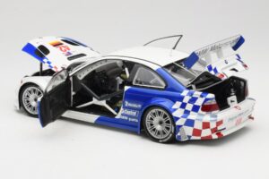 BMW M3 E46 GTR #42 J. Lehto / P. Ekblom ALMS 2001 Minichamps 1:18 100012142 Metal — billede 5 af 8