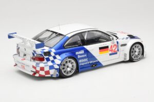 BMW M3 E46 GTR #42 J. Lehto / J. Muller ELMS 2001 Minichamps 1:18 100012192 Metal — billede 3 af 8