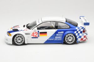 BMW M3 E46 GTR #42 J. Lehto / J. Muller ELMS 2001 Minichamps 1:18 100012192 Metal — billede 4 af 8
