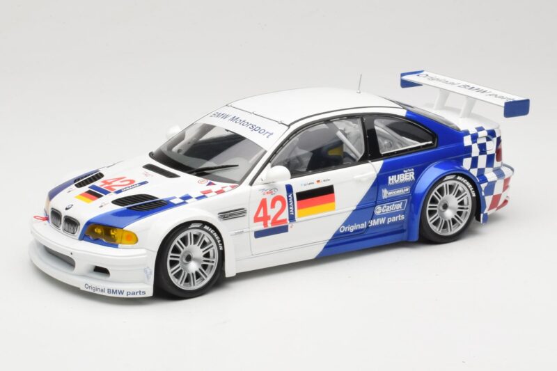 BMW M3 E46 GTR #42 J. Lehto / J. Muller ELMS 2001 Minichamps 1:18 100012192 Metal