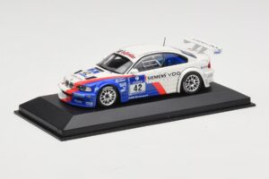 BMW M3 E46 GTR #42 P. Muller / J. Muller / H-J. Stuck / P. Lamy ADAC 24h Nurburgring 2004 Minichamps 1:43 BMW001 Metal — billede 2 af 4
