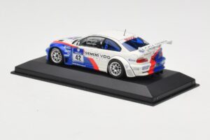 BMW M3 E46 GTR #42 P. Muller / J. Muller / H-J. Stuck / P. Lamy ADAC 24h Nurburgring 2004 Minichamps 1:43 BMW001 Metal — billede 3 af 4