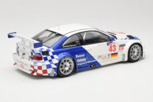 BMW M3 E46 GTR #43 D. Muller ALMS 2001 Minichamps 1:18 100012143 Metal — billede 3 af 8