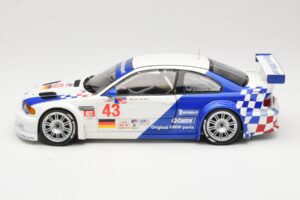 BMW M3 E46 GTR #43 D. Muller ALMS 2001 Minichamps 1:18 100012143 Metal — billede 4 af 8