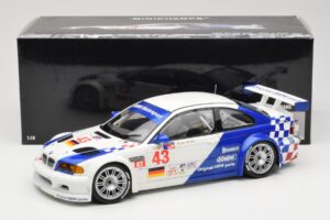 BMW M3 E46 GTR #43 D. Muller ALMS 2001 Minichamps 1:18 100012143 Metal — billede 8 af 8