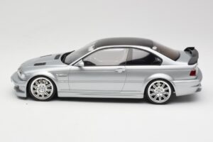 BMW M3 E46 GTR Sølv Otto 1:18 OT1128 Resin — billede 3 af 6