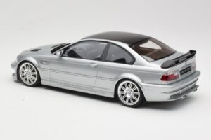 BMW M3 E46 GTR Sølv Otto 1:18 OT1128 Resin — billede 5 af 6