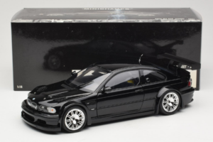 BMW M3 E46 GTR Street Sort Minichamps 1:18 100012105 Metal — billede 8 af 8