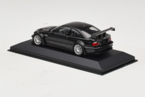 BMW M3 E46 GTR Street Sort Minichamps 1:43 BMW020 Metal — billede 3 af 5