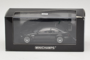 BMW M3 E46 GTR Street Sort Minichamps 1:43 BMW020 Metal — billede 5 af 5