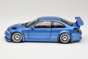 BMW M3 E46 GTR Street Blå Minichamps 1:18 80430302540 Metal — billede 4 af 8