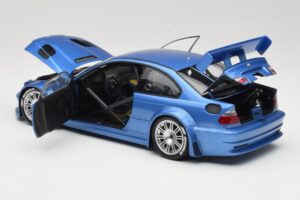 BMW M3 E46 GTR Street Blå Minichamps 1:18 80430302540 Metal — billede 5 af 8