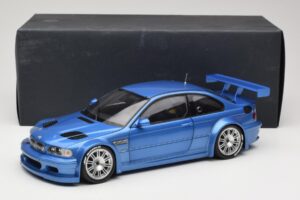 BMW M3 E46 GTR Street Blå Minichamps 1:18 80430302540 Metal — billede 8 af 8