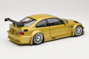 BMW M3 E46 GTR Street Phoenix Yellow Minichamps 1:18 80430309444 Metal — billede 3 af 8
