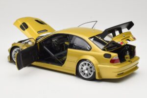 BMW M3 E46 GTR Street Phoenix Yellow Minichamps 1:18 80430309444 Metal — billede 5 af 8