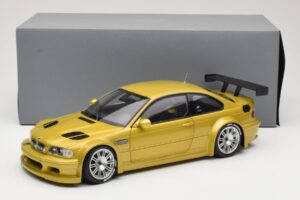 BMW M3 E46 GTR Street Phoenix Yellow Minichamps 1:18 80430309444 Metal — billede 8 af 8