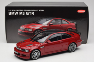 BMW M3 E46 GTR Street Rød Kyosho 1:18 08507R Metal — billede 8 af 8