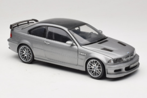 BMW M3 E46 GTR Street Sølvgrå Kyosho 1:18 08507S Metal — billede 6 af 8