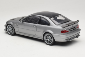 BMW M3 E46 GTR Street Sølvgrå Kyosho 1:18 08507S Metal — billede 7 af 8