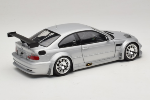 BMW M3 E46 GTR Street Sølv Minichamps 1:18 100012100 Metal — billede 3 af 8