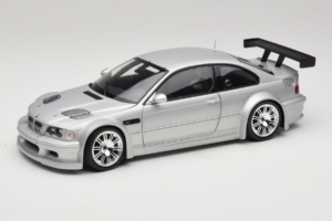 BMW M3 E46 GTR Street Sølv Minichamps 1:18 100012100 Metal