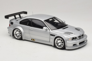 BMW M3 E46 GTR Street Sølv Minichamps 1:18 100012100 Metal — billede 6 af 8