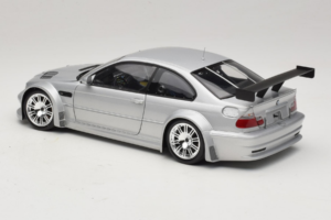 BMW M3 E46 GTR Street Sølv Minichamps 1:18 100012100 Metal — billede 7 af 8