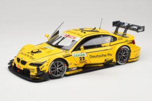 BMW M3 E92 #22 T. Glock BMW Team MTEK DTM 2013 Minichamps 1:18 100132222 Metal — billede 2 af 8