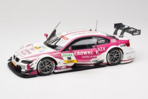 BMW M3 E92 DTM #16 BMW Team RMG A. Priaulx 2013 Minichamps 1:18 100132216 Metal — billede 2 af 8
