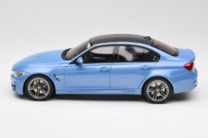 BMW M3 F80 Yas Marina Blå GT Spirit 1:18 GT055 Resin — billede 3 af 6