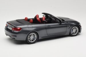BMW M4 F83 Cabriolet Mineral Grey Paragon 1:18 80432339610 Metal — billede 3 af 8