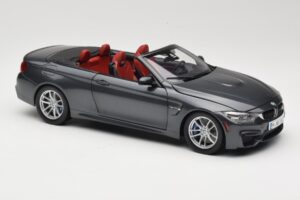BMW M4 F83 Cabriolet Mineral Grey Paragon 1:18 80432339610 Metal — billede 6 af 8