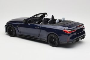 BMW M4 G82 Cabriolet Blå Metallic Minichamps 1:18 110021031 Metal — billede 7 af 8