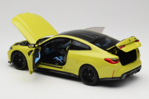 BMW M4 G82 Gul Forhandler Udgave Minichamps 1:18 80435A51949-R1 Metal — billede 7 af 10