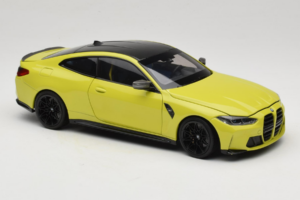 BMW M4 G82 Gul Forhandler Udgave Minichamps 1:18 80435A51949-R1 Metal — billede 9 af 10