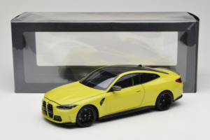 BMW M4 G82 Gul Forhandler Udgave Minichamps 1:18 80435A51949-R1 Metal — billede 10 af 10