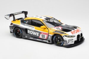 BMW M4 G82 GT3 Rowe Racing #98 ADAC 24 Hours Nürburgring 2022 Minichamps 1:18 113222098 Metal — billede 6 af 8