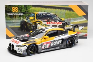 BMW M4 G82 GT3 Rowe Racing #98 ADAC 24 Hours Nürburgring 2022 Minichamps 1:18 113222098 Metal — billede 8 af 8