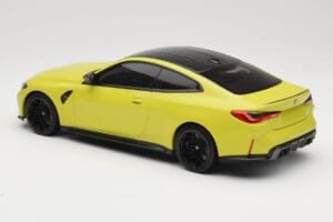 BMW M4 G82 Gul Minichamps 1:18 155020120 Metal — billede 5 af 6