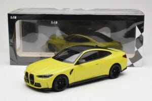 BMW M4 G82 Gul Minichamps 1:18 155020120 Metal — billede 6 af 6