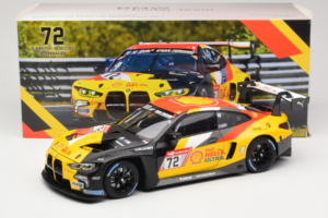 BMW M4 GT3 #72 D. Harper / M. Hesse / N. Verhagen BMW Junior Team 24 Hours of Nurburgring 2023 Minichamps 1:18 113232072 Meta — billede 8 af 8