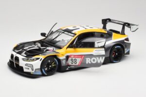 BMW M4 GT3 #98 M. Wittmann / S. van der Linde Rowe Racing ADAC 24h Nurburgring 2023 Minichamps 1:18 113232098 Metal — billede 2 af 8