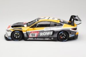 BMW M4 GT3 #98 M. Wittmann / S. van der Linde Rowe Racing ADAC 24h Nurburgring 2023 Minichamps 1:18 113232098 Metal — billede 4 af 8