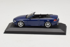 BMW M6 E64 Cabriolet Blue Metallic Minichamps 1:43 BMW017 Metal