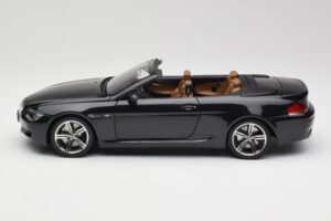 BMW M6 E64 Cabriolet Sapphire Black Kyosho 1:18 80430417424 Metal — billede 5 af 9