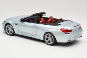 BMW M6 F12 Cabriolet Silverstone Silver Paragon 1:18 8043225656 Metal — billede 7 af 8